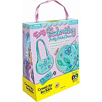 Easy Embroidery Pretty Printed Purse