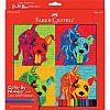 Color By Number with Markers POP Art Puppies