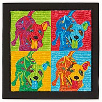 Color By Number with Markers POP Art Puppies