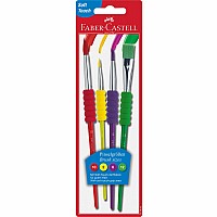 4 Pack Soft Grip Brushes