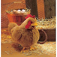 Hen, Red Hand Puppet