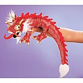 Dragon, Red, Small Hand Puppet
