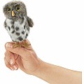 Mini Spotted Owl Finger Puppet