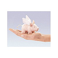 Mini Winged Piglet Finger Puppet