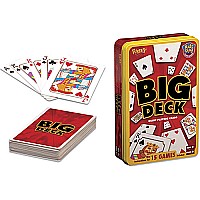 Big DECK PLAYING CARDS IN A TIN