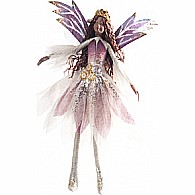 Bendable Fairy Butterfly Purple Silver