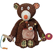 Woodours Daddy and Baby Bear Interactive Playset