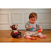 Woodours Baby Activity Rattle and Teether Bear