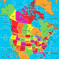 GeoPuzzle USA and Canada