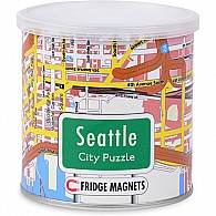 100 pc City Magnetic Puzzle Seattle