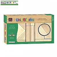 Hardwood Block Set, 34 Pieces
