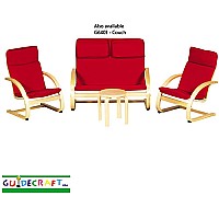 Kiddie Rocker Chair Set, Red