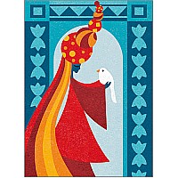 Blue Princess Colored Sand Art