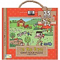 Green Start Giant Floor Puzzles: on the farm