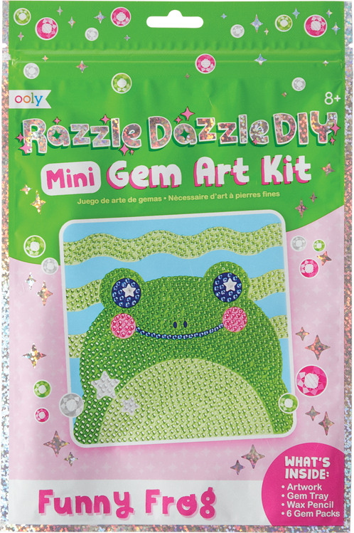 Razzle Dazzle DIY Gem Art Kit - Funny Frog - Givens Books and Little Dickens