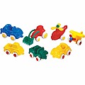 7pc Little Chubbies Cars Gift Set