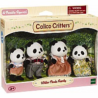 Calico Critter Wilder Panda Bear Family