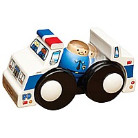 Police Car - Wooden Tumblekins