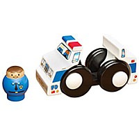 Police Car - Wooden Tumblekins
