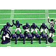 Green vs Black Football Guys