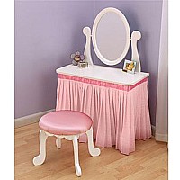 Kidkraft My Sweet Vanity Table with Stool and Mirror