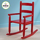 2-Slat Rocking Chair Red