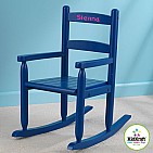 2-Slat Rocking Chair Blue