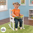 2-Slat Rocking Chair White
