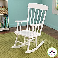Spindle Rocking Chair White