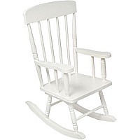 Spindle Rocking Chair White
