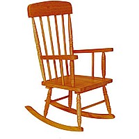 Spindle Rocking Chair Honey