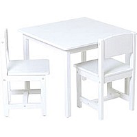 Aspen Table & 2-Chair Set(White)