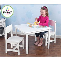 Aspen Table & 2-Chair Set(White)