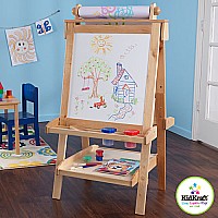Kidkraft Deluxe Wood Easel - Natural