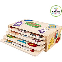 Kidkraft Holiday Puzzles and Rack