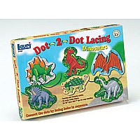 Dot-2-Dot Lacing Dinosaurs