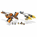Anakin Skywalker and Sebulba's Podracers