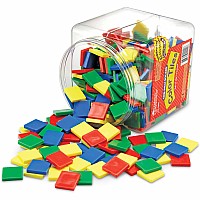 Square Color Tiles, Set of 400