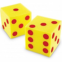 Giant Soft Dot Cubes, Set of 2