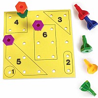 Rainbow Peg Play Activity Set