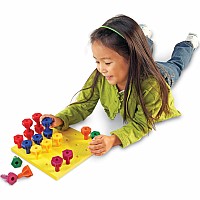 Rainbow Peg Play Activity Set