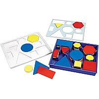Attribute Blocks in Plastic Storage Tray-Giant Set