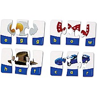 3-Letter Words Puzzle Cards photographic