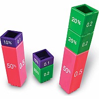Fraction Tower Equivalency Cubes