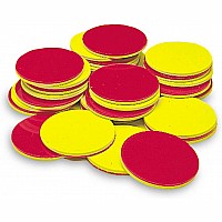 Two-Color Counters, Yellow and Red, Set of 200