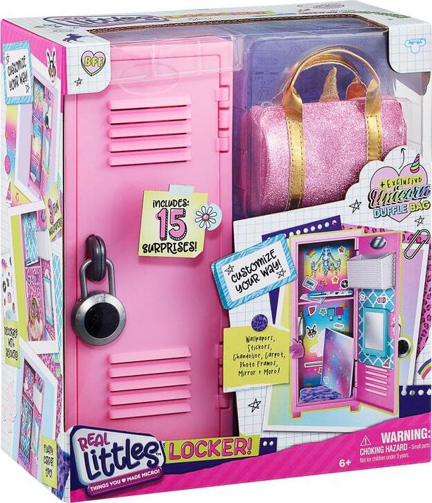  REAL LITTLES - Collectible Micro Locker with 15 Stationary  Surprises Inside! (25263) : Office Products