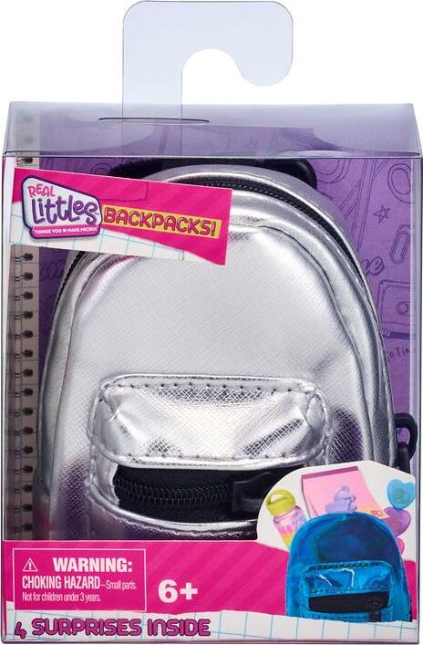 REAL LITTLES - Collectible Micro Backpack with 4 Micro Working Surprises  Inside! Styles May Vary
