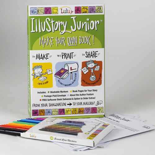 Lulu Jr. Illustory Book Making Kit, Multicolor & My Comic Book