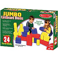 24 pc Basic Cardboard Blocks