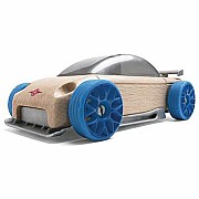 Automoblox Mini S9-R Sports Sedan Blue  Silver